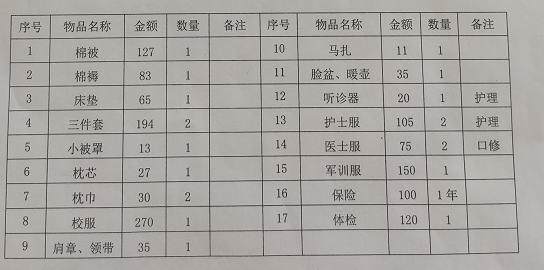 白求恩秋季收费明细.png